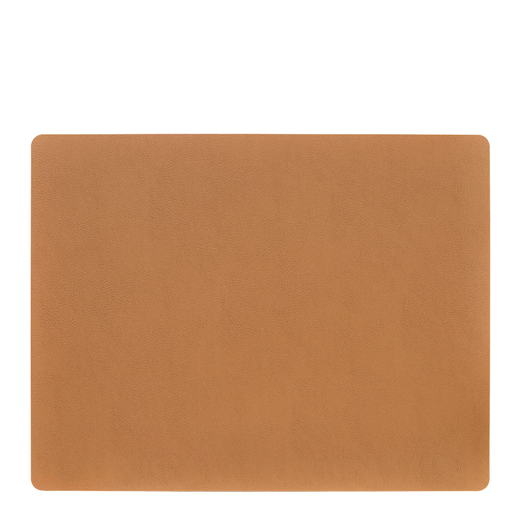 LIND DNA Leather Serene Square Bordstablett L 35x44 cm Nature