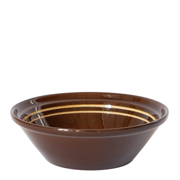 Bunke mini 16 cm rand brun
