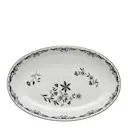 Ostindia  Serveringsfat Oval 33x22 cm svart