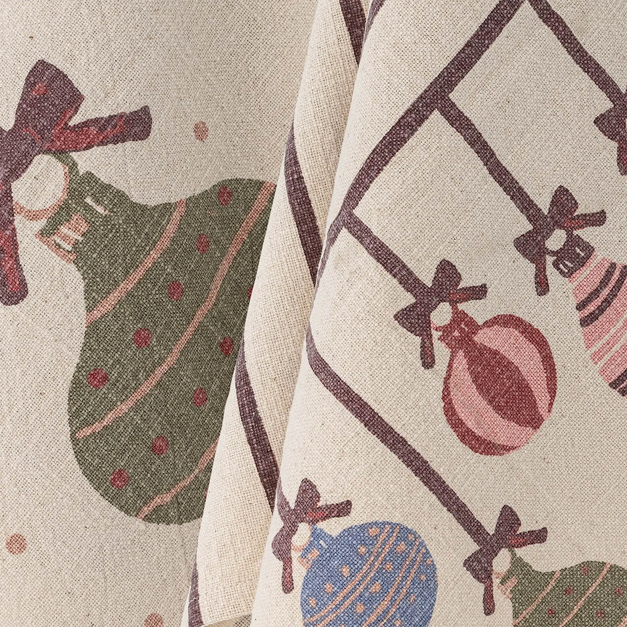 Bloomingville Ornamentia kökshandduk 71x45 cm 2-pack multi