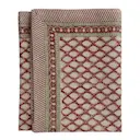 Cypress linneduk 150x350 cm röd