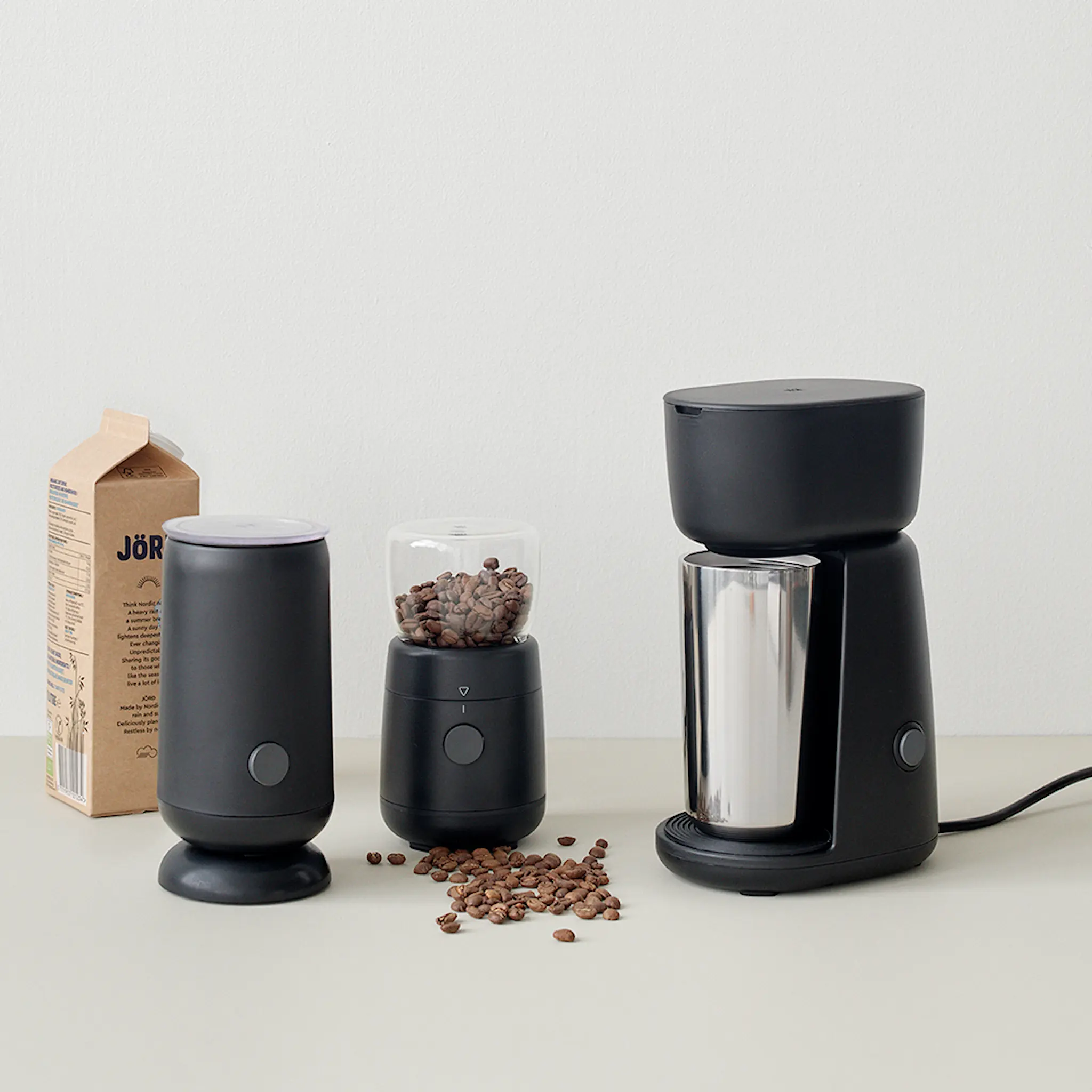 RIG-TIG Foodie Elektrisk Mjölkskummare Svart