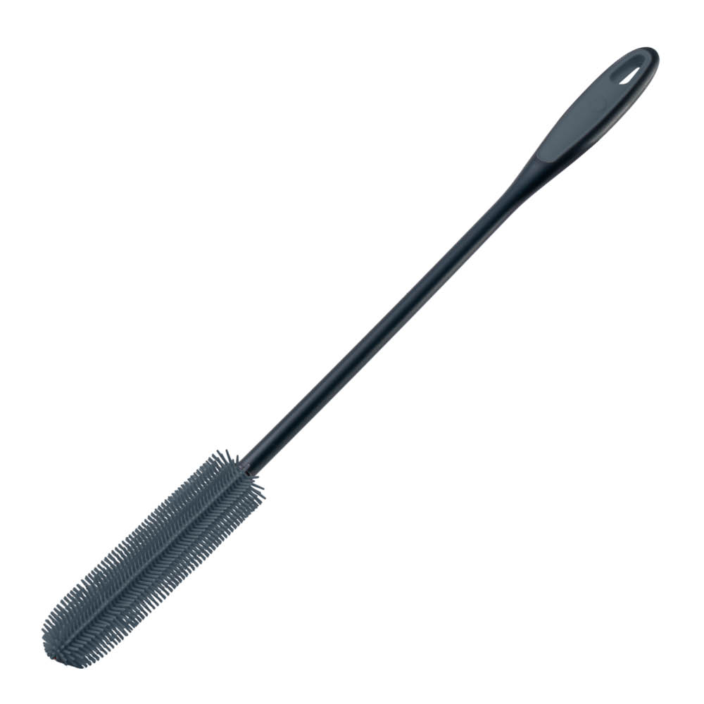 Kochblume Flaskborste i silikon 45 cm antracitgrå