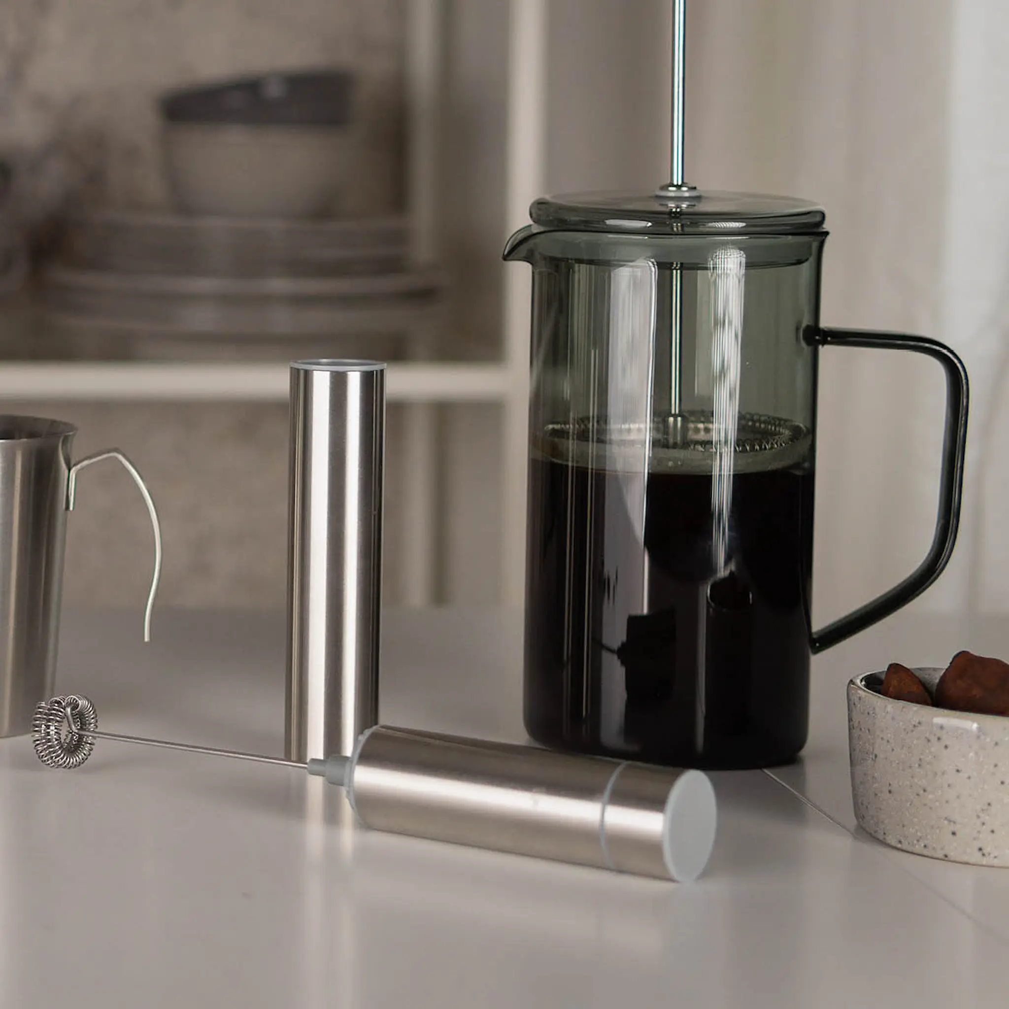 Modern House Lundi Presskanna 21 cm Smoke