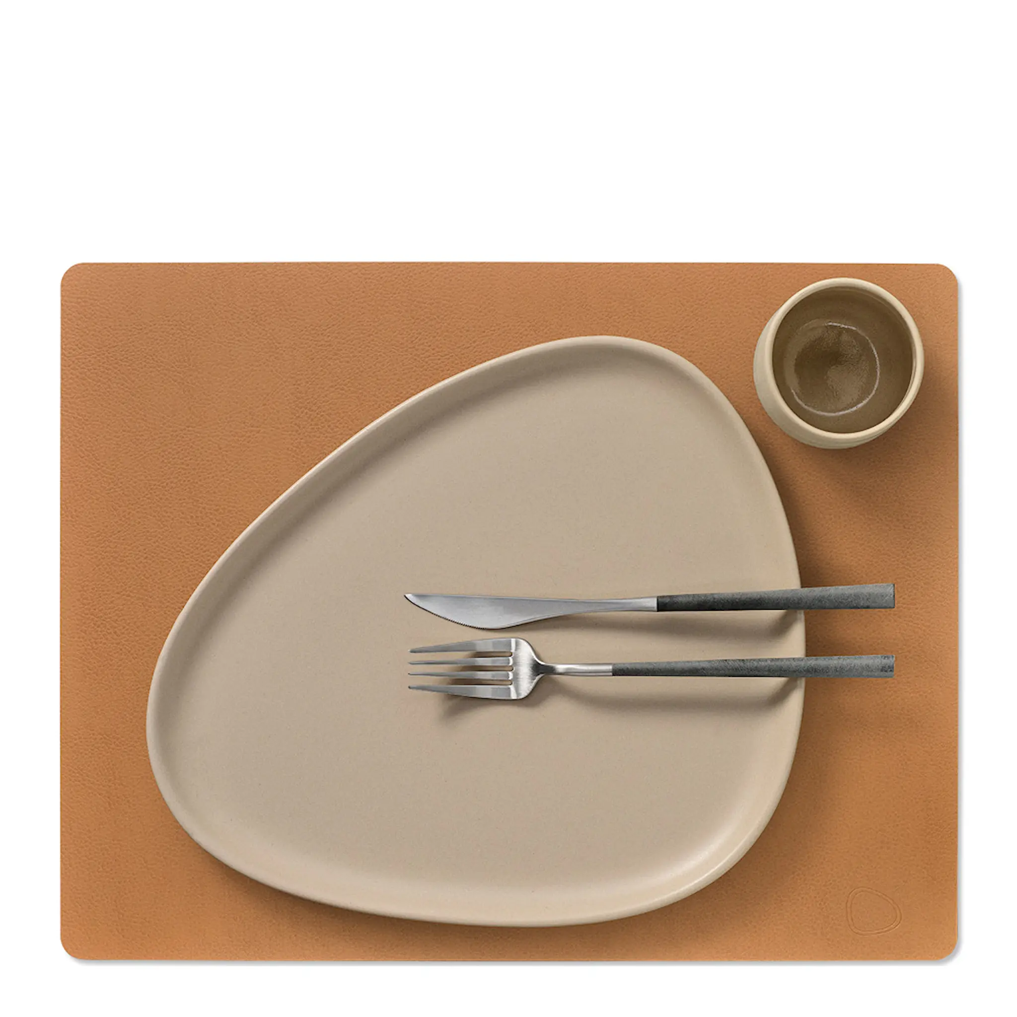 LIND DNA Square Leather Serene Pöytätabletti 35x44 cm Nature