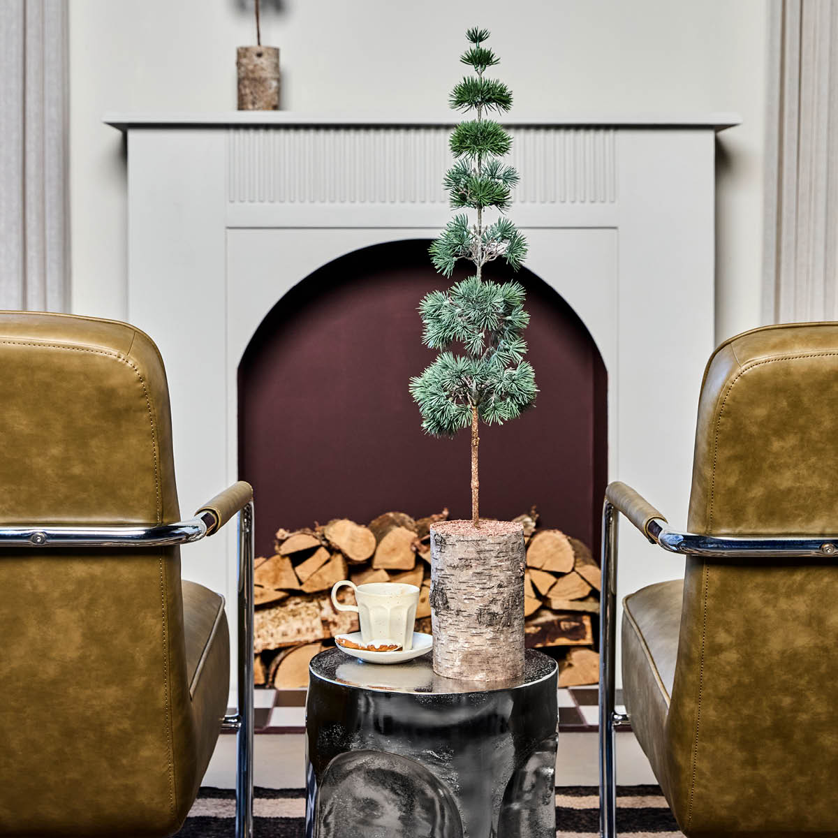 House Doctor Pine julgran 15 cm grön