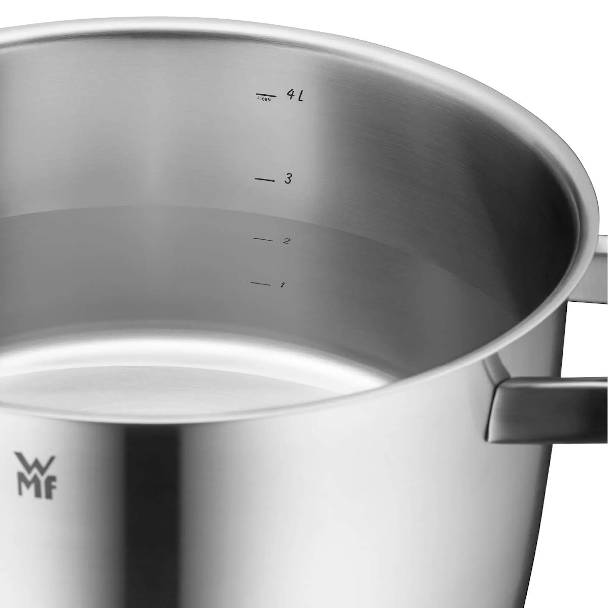 WMF Iconic hög kastrull med lock 22 cm 4,7 L