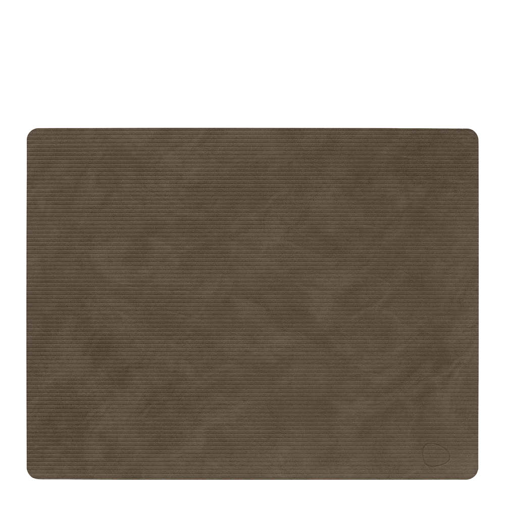 LIND DNA - Square Corduroy Pöytätabletti 35x45 cm Caviar