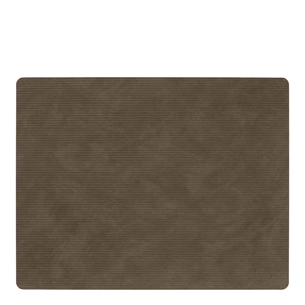 Square Corduroy Pöytätabletti 35x45 cm Caviar