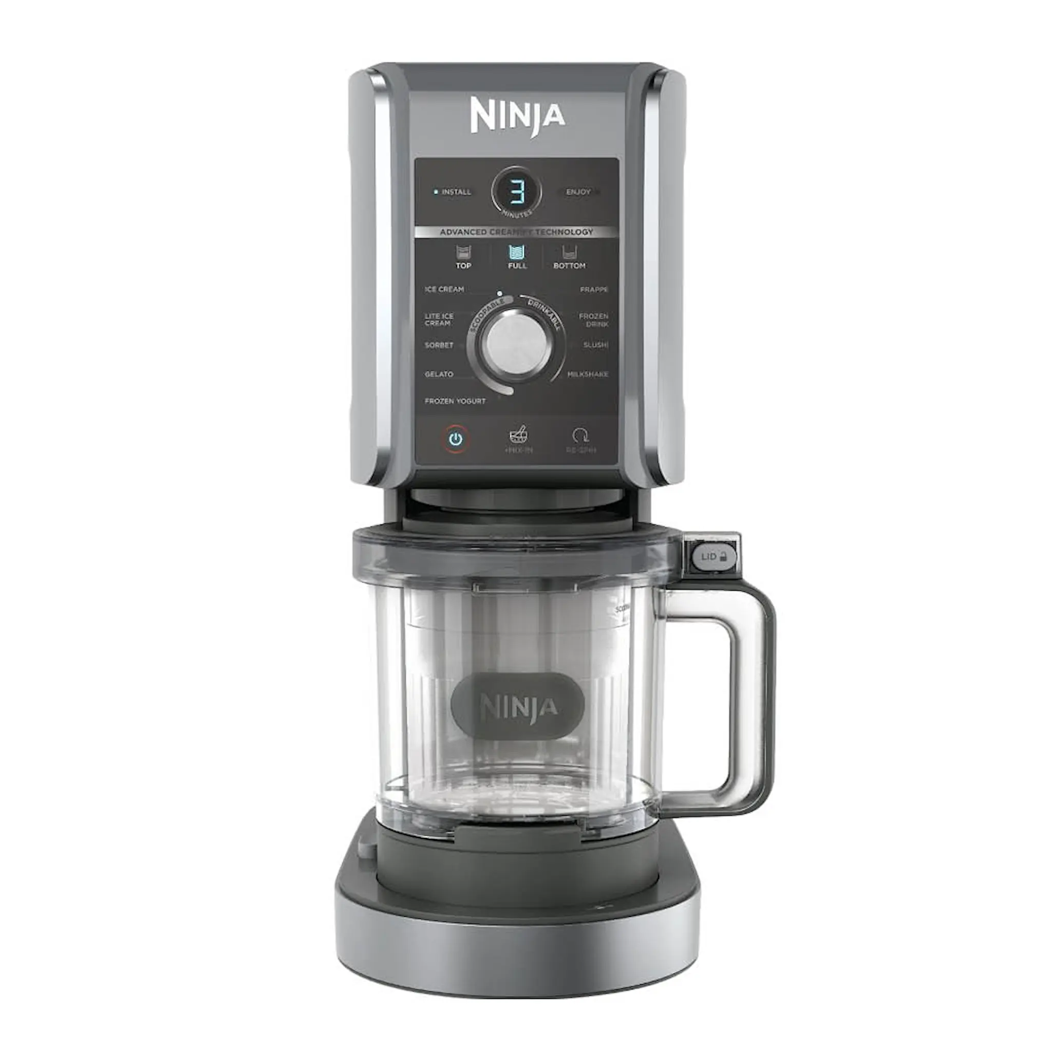 Ninja CREAMi Deluxe Ismaskin NC502EU 800W sølv