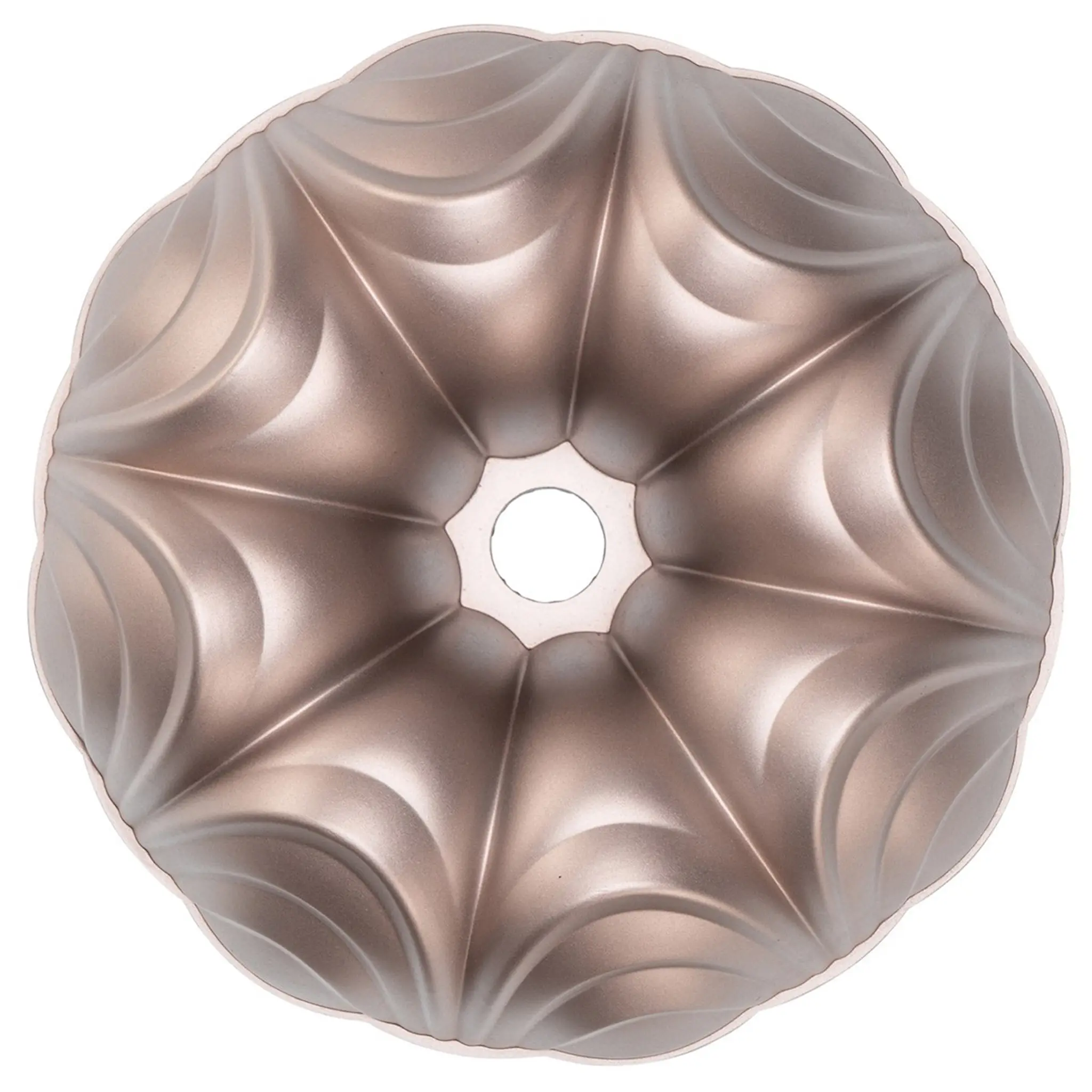 Heirol Premium sockerkaksform regnbåge 25 cm 2,4 L roséguld