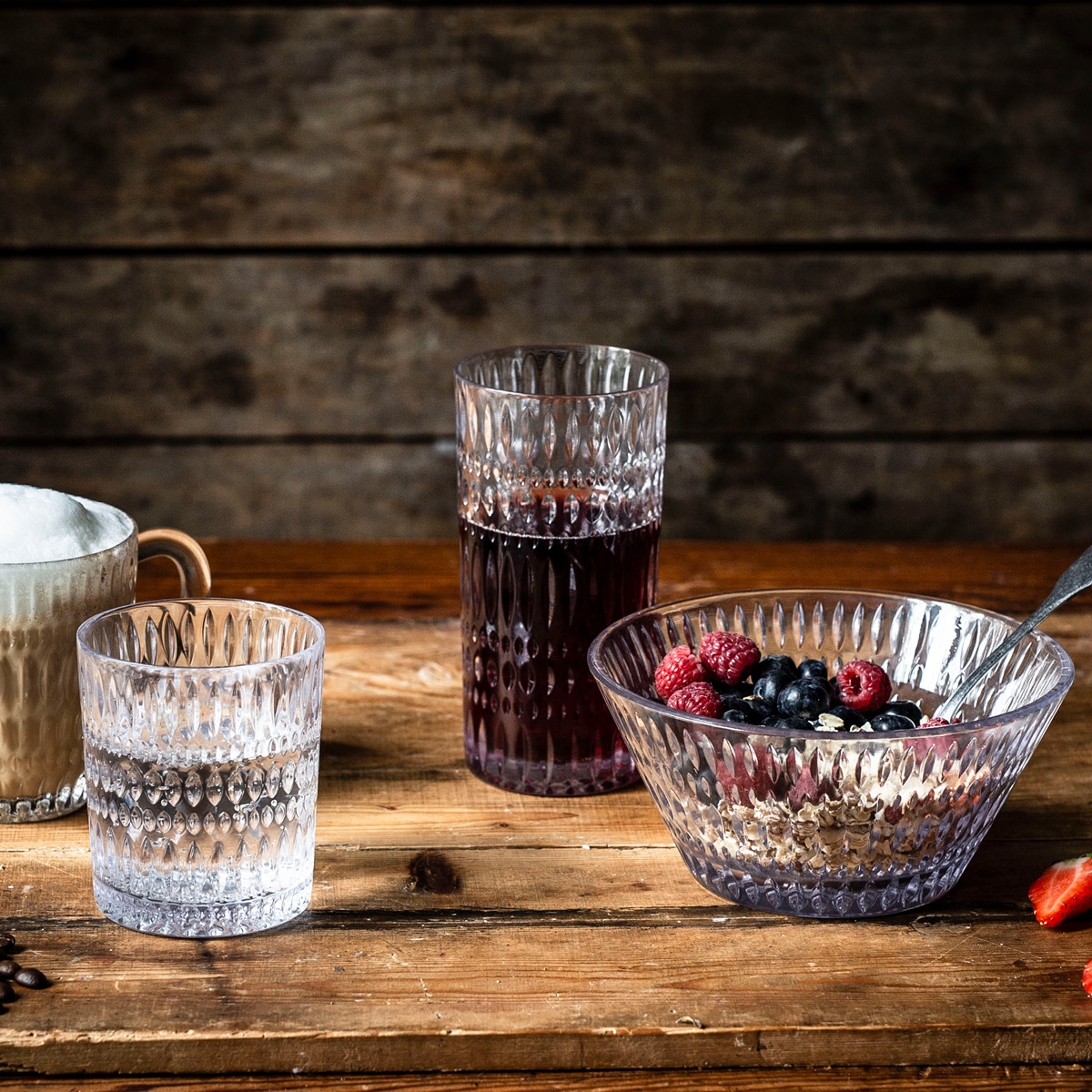 Nachtmann Ethno høye glass 43,4 cl 4 stk