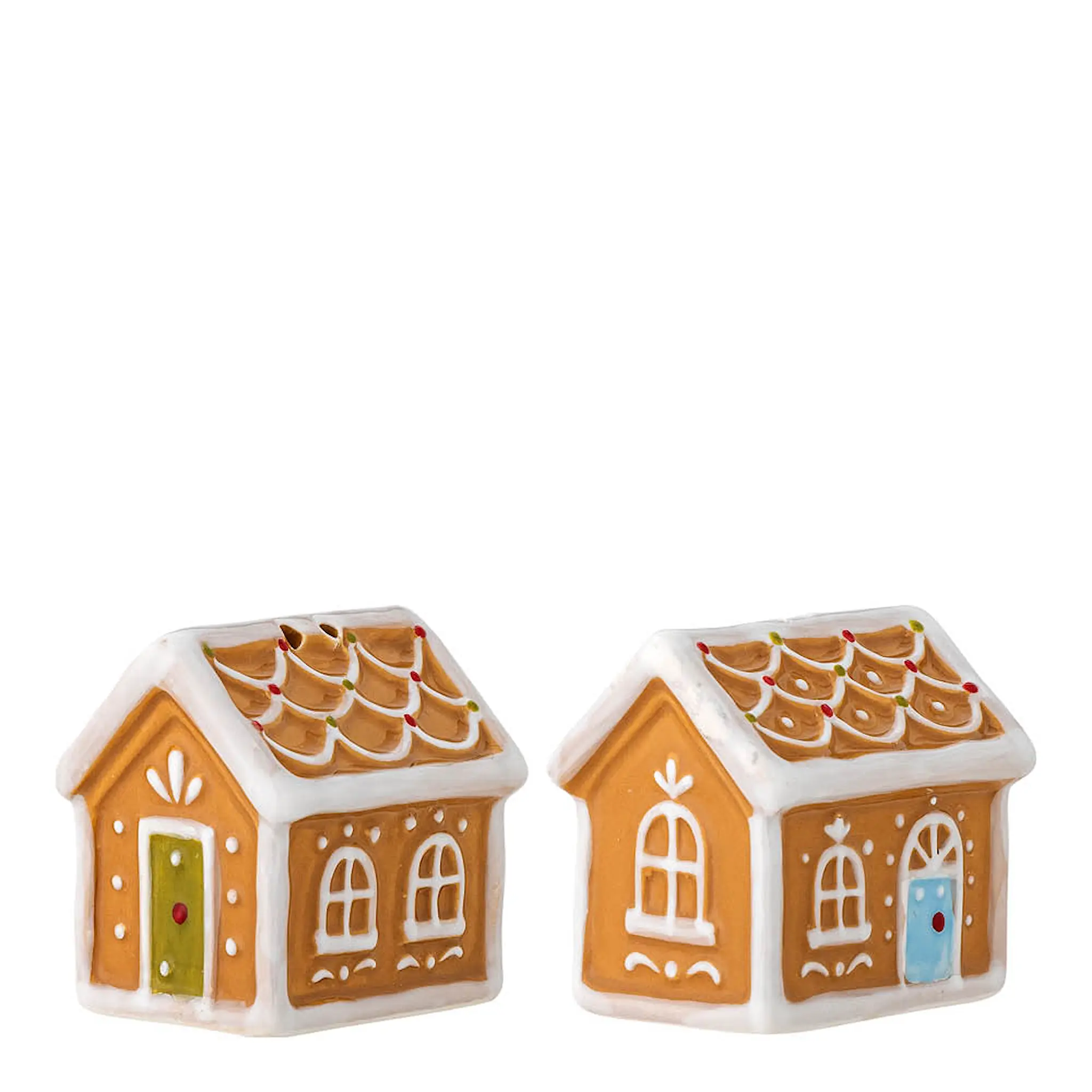 Bloomingville Ginnie salt- & pepparkar 6 cm 2-pack pepparkakshus