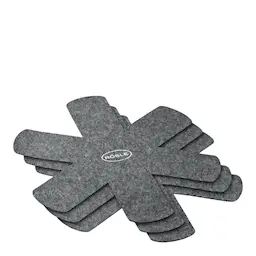 Stekpanneskydd 40x40 cm 3-pack grå