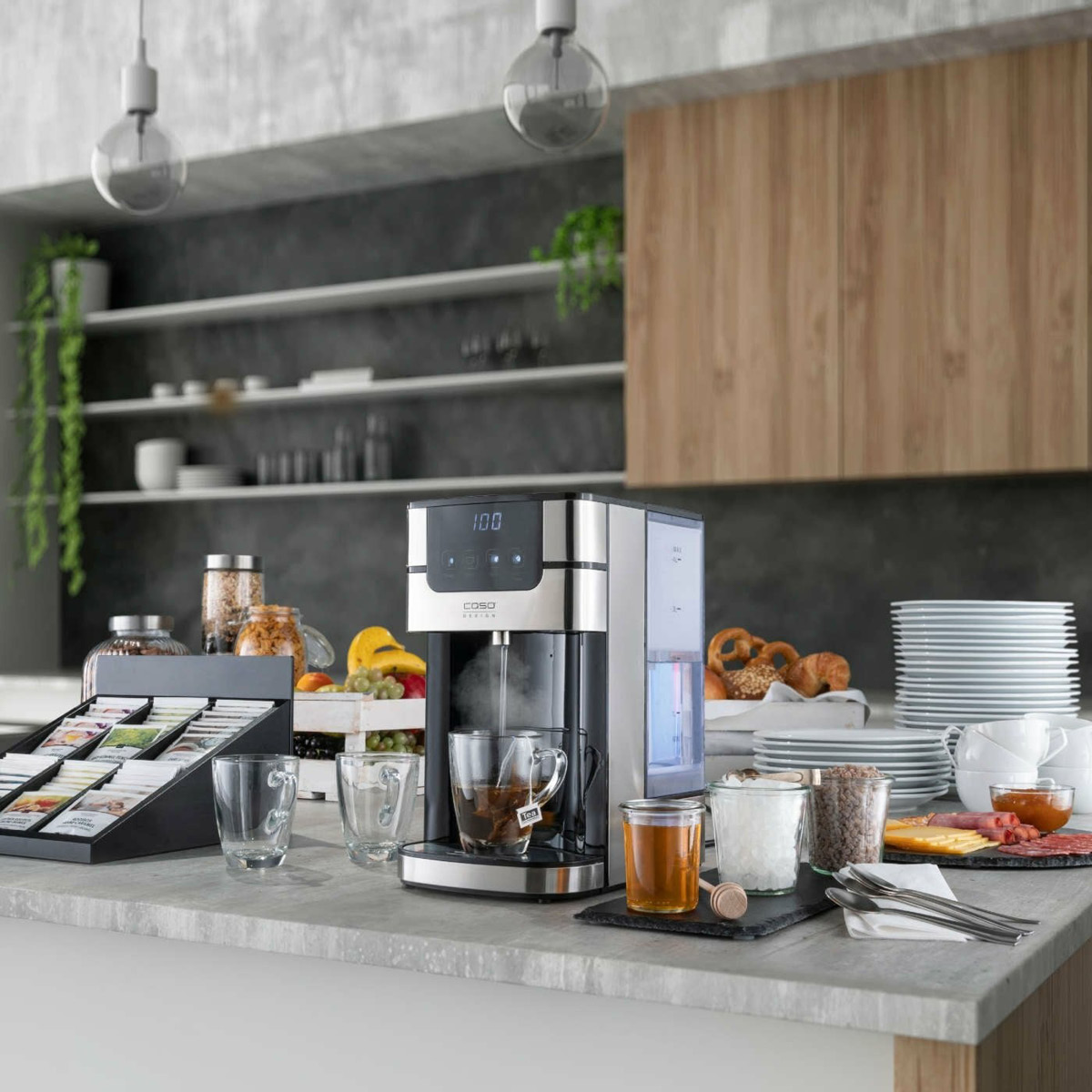 Caso Varmvattendispenser perfect cup 1000 pro 4 L vattentank