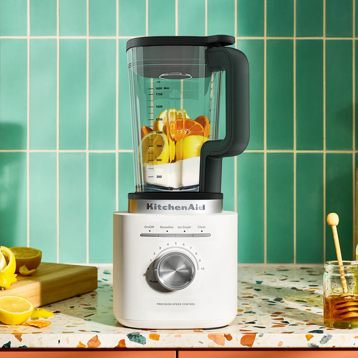 KitchenAid Pure Power blender med glaskanna 1,85 L porcelain white