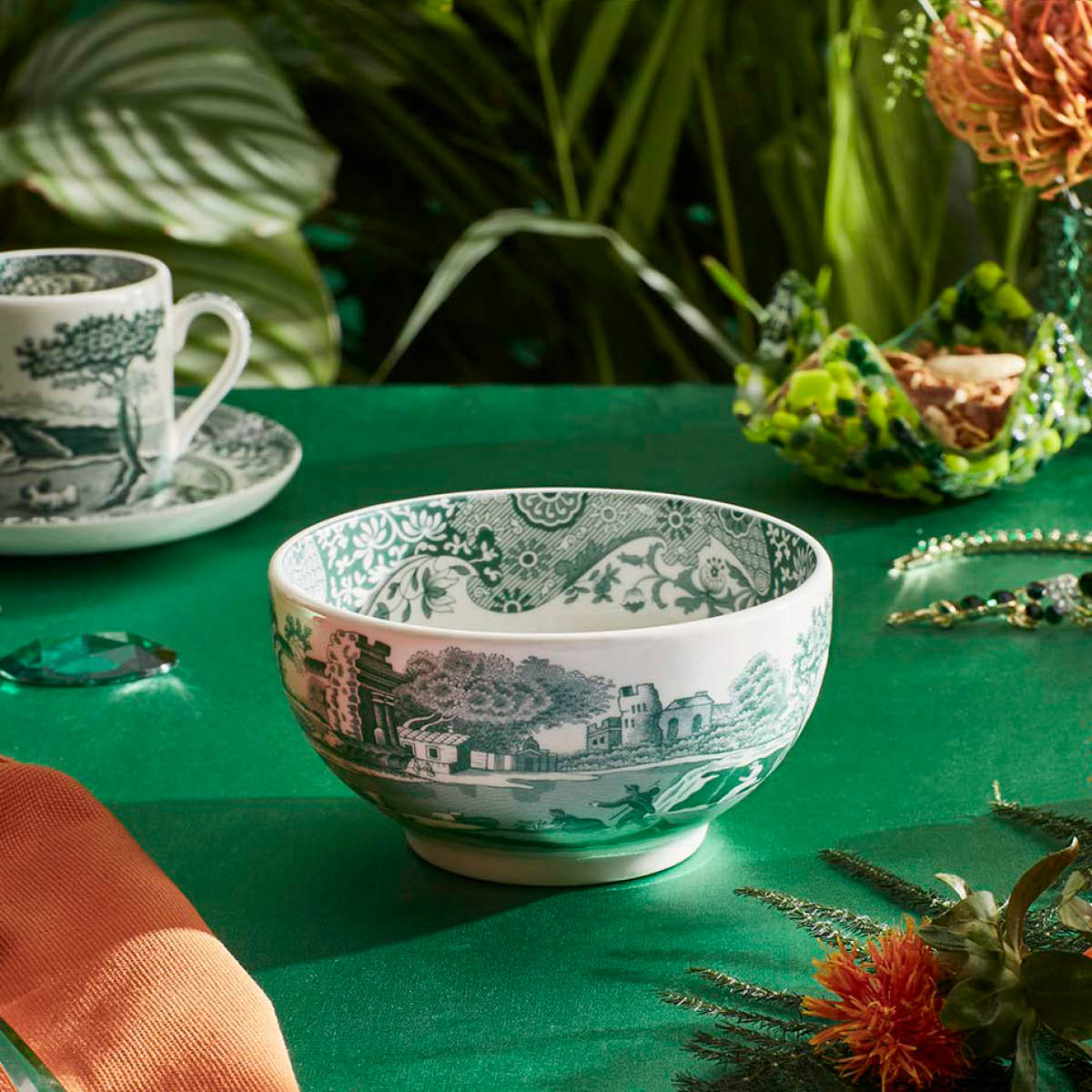 Spode Heritage Green Italian skål 11 cm