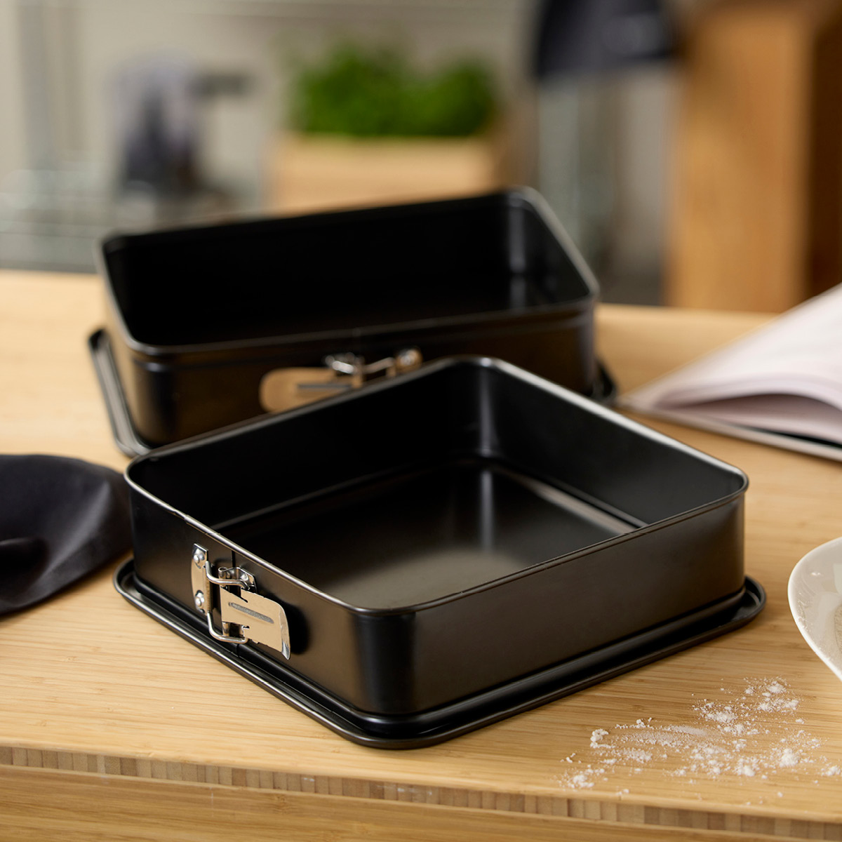 Blomsterberg Springform rektangulær 28x20x6 cm rustfritt stål