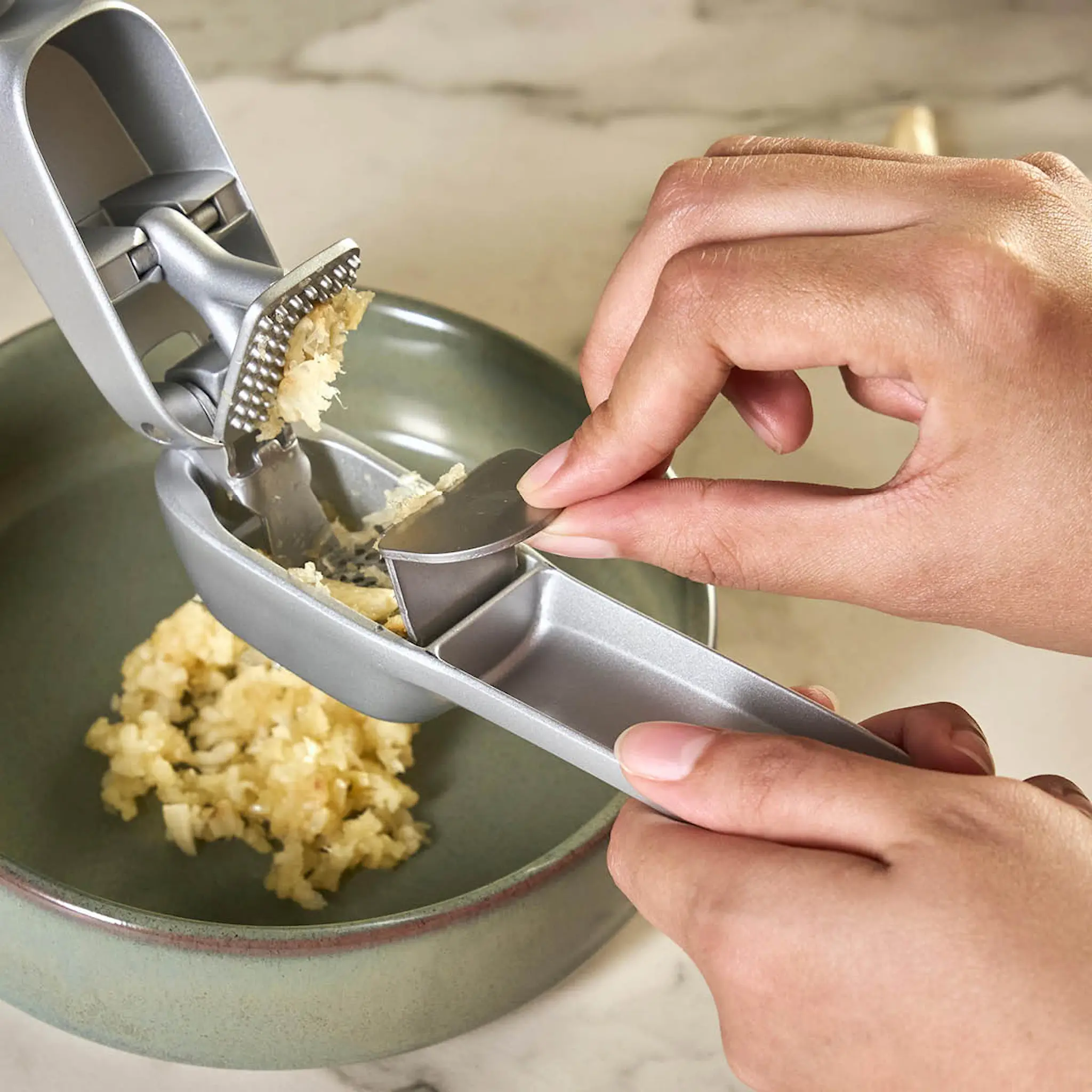 Zyliss Susi 4 hvitløkspresse 6,5 cm sølv