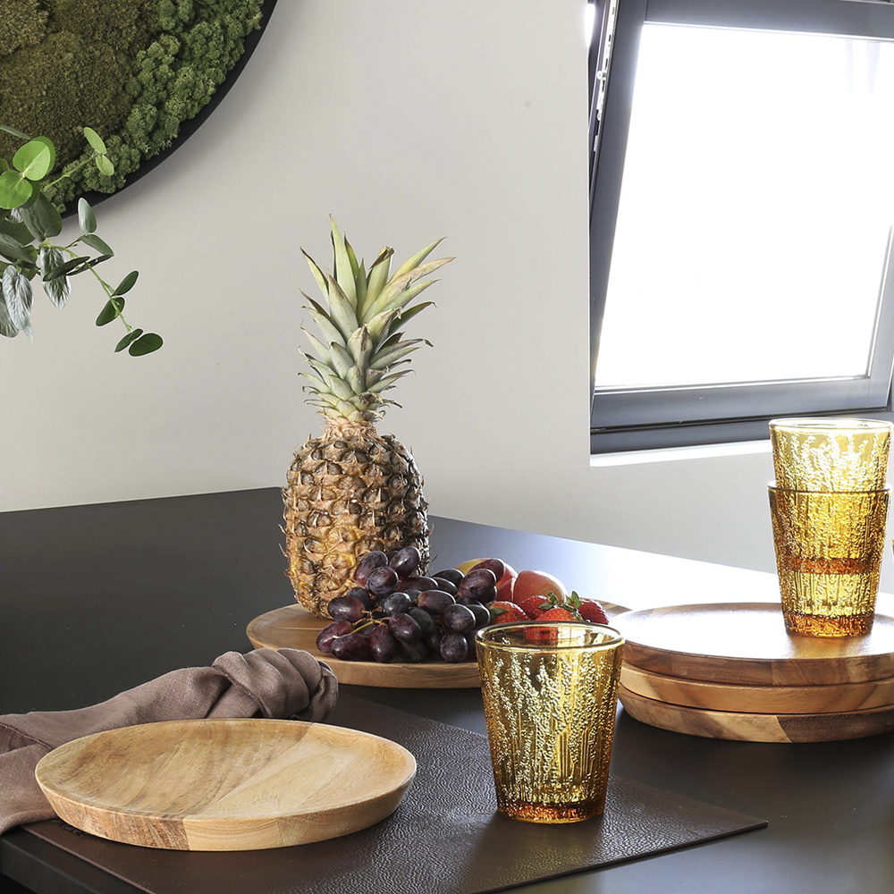 Stiernholm Trevare Tallrik 22 cm Akacia