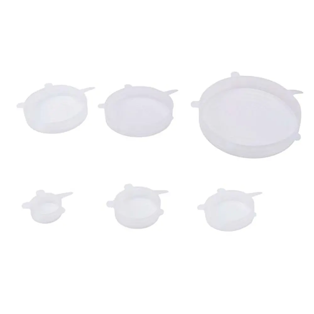 Smak Silikoninen Kansi 6 kpl Kirkas