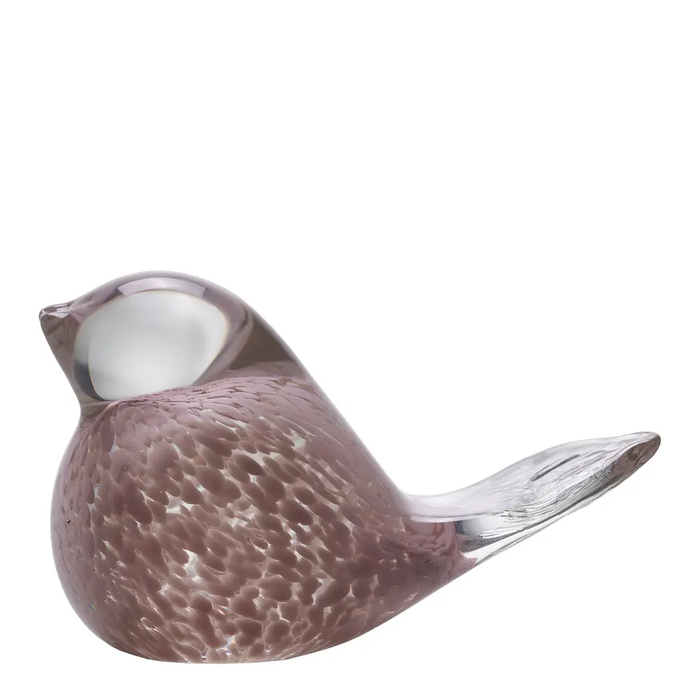 Lucky Bird Koriste lintu 10 cm Vaaleanpunainen