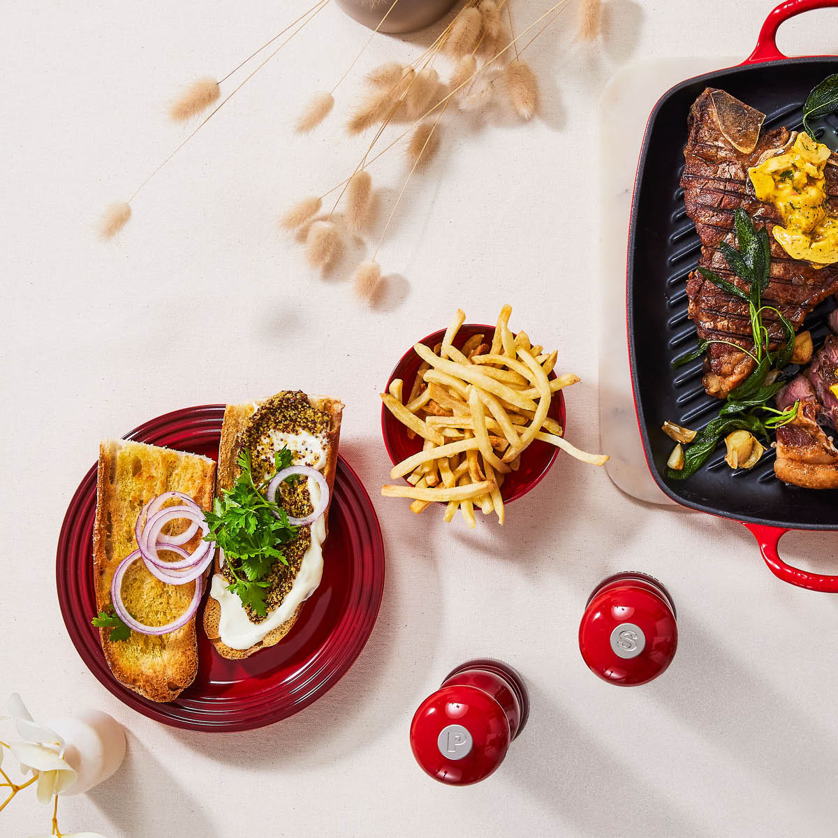 Le Creuset Signature tallerken 22 cm cerise