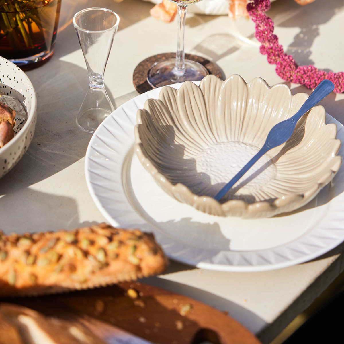 Sagaform Dagny Fat 20 cm Beige