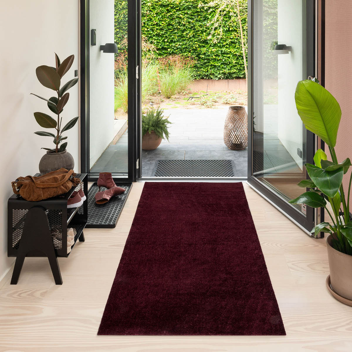 Tica Copenhagen Unicolor golvmatta 200x90 cm bordeaux