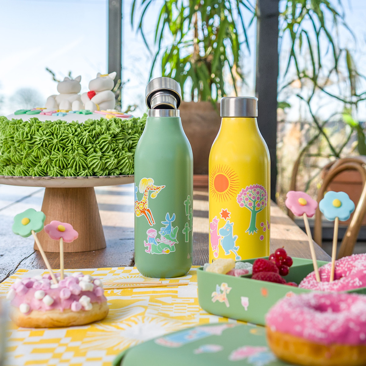 Modern House Mumin Fest termosflaska 0,5 L gul/multi