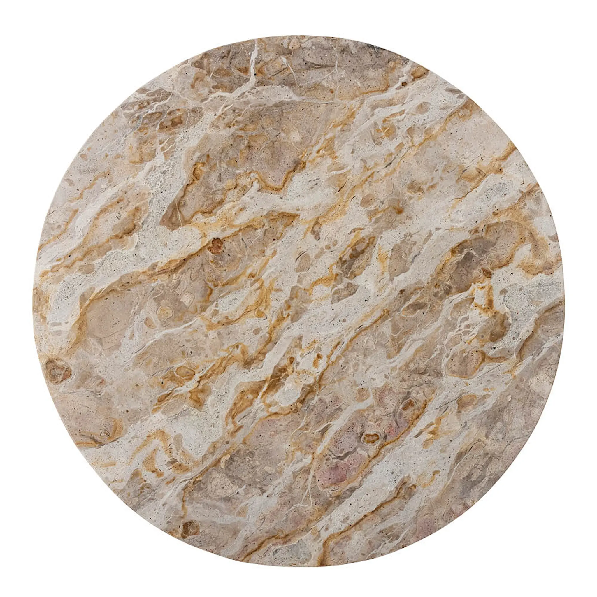 Bloomingville Nuni roterande fat 36 cm marmor brun