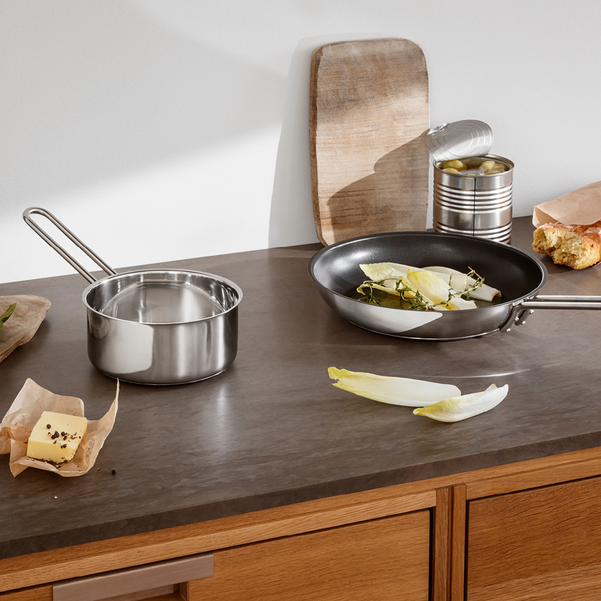 Eva Trio Stainless Steel sautékasserolle 1,3L