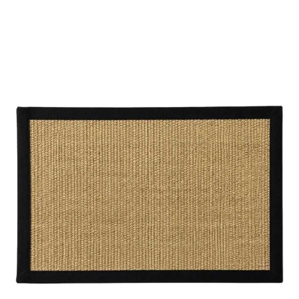 Panama dørmatte 60x90 cm Desert sand/Black