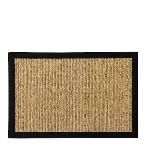 Panama dörrmatta 60x90 cm Desert sand/Black