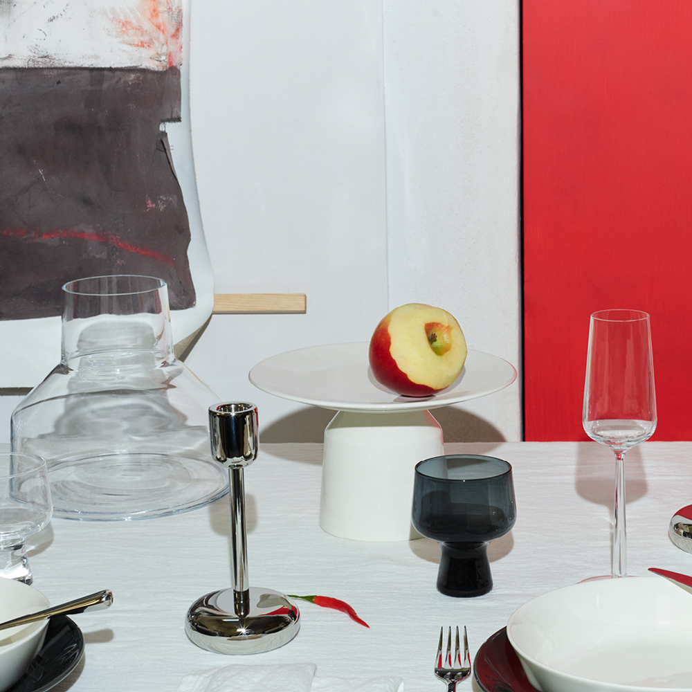 iittala Solare lav vase 22x20 cm klar