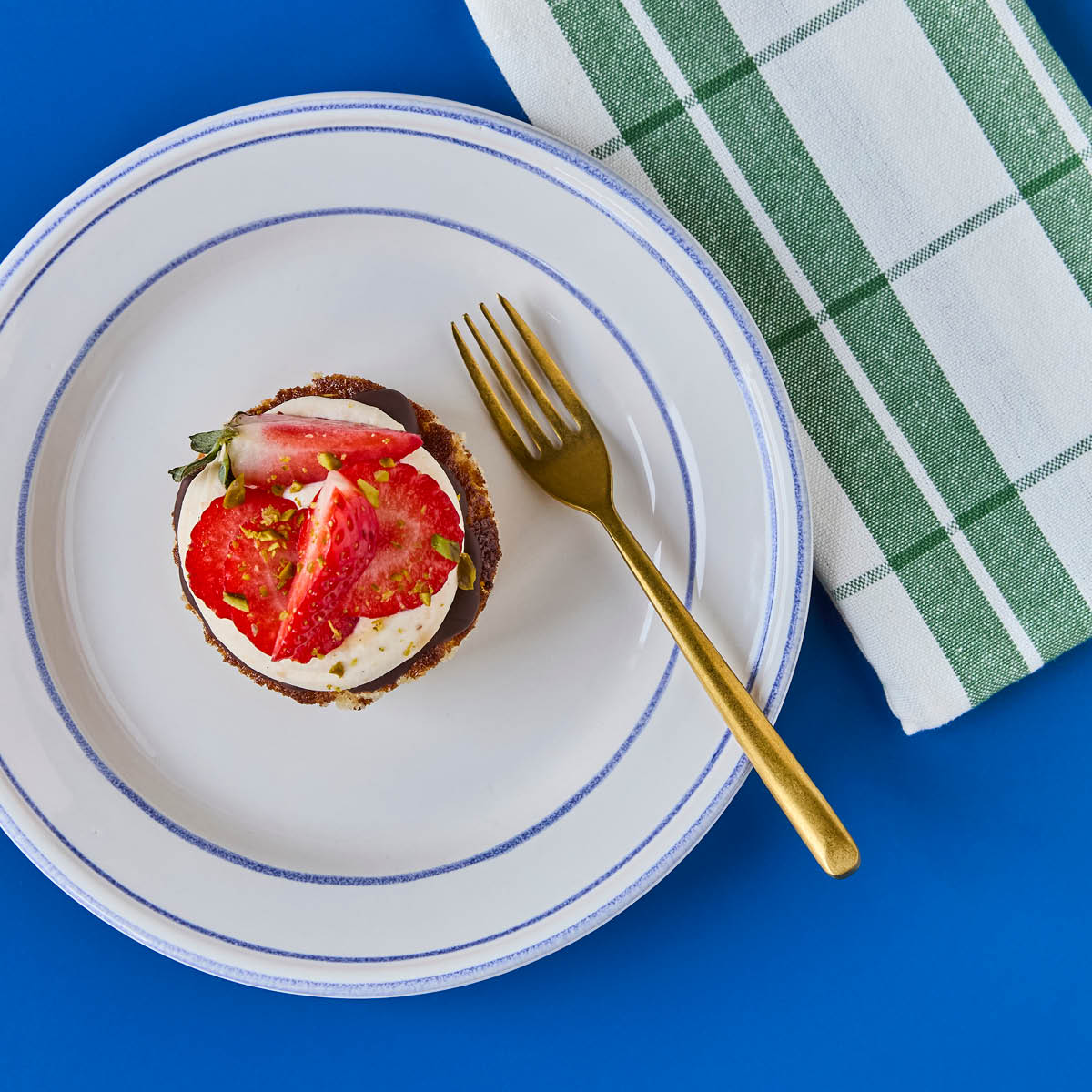 Nicolas Vahé Kakegaffel 15 cm 4 stk antikk gullfinish