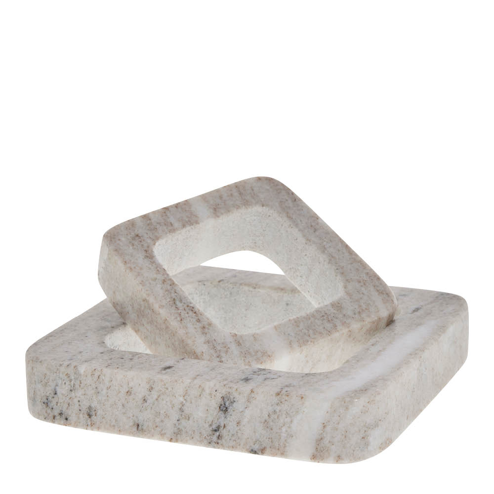 Lene Bjerre Elina Pannunalusta 15x15 cm Tumma Hiekka