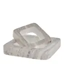 Elina grytunderlägg 15x15 cm mörk sand