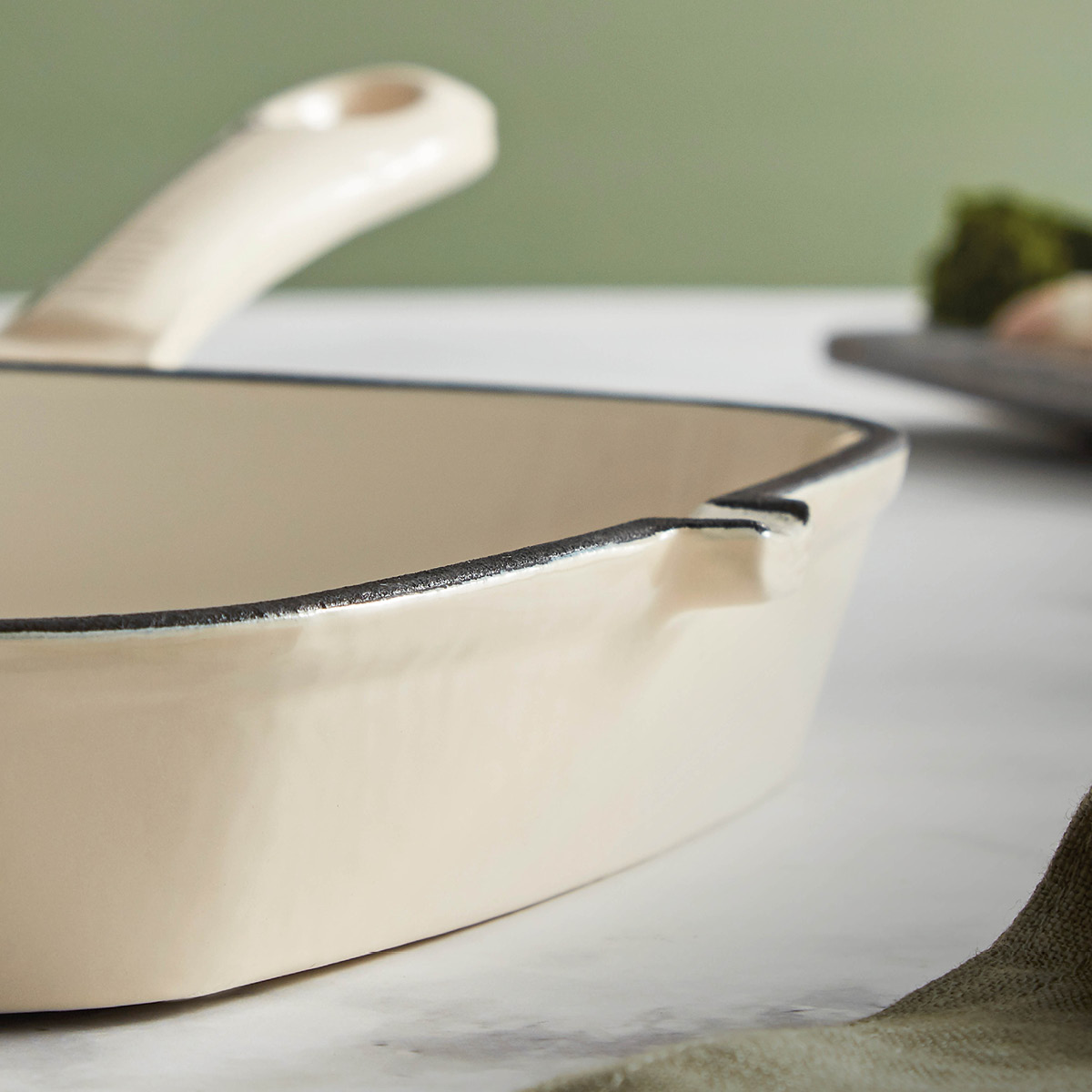 Barbary&Oak Foundry Grillipannu valurauta 23 cm Kerma