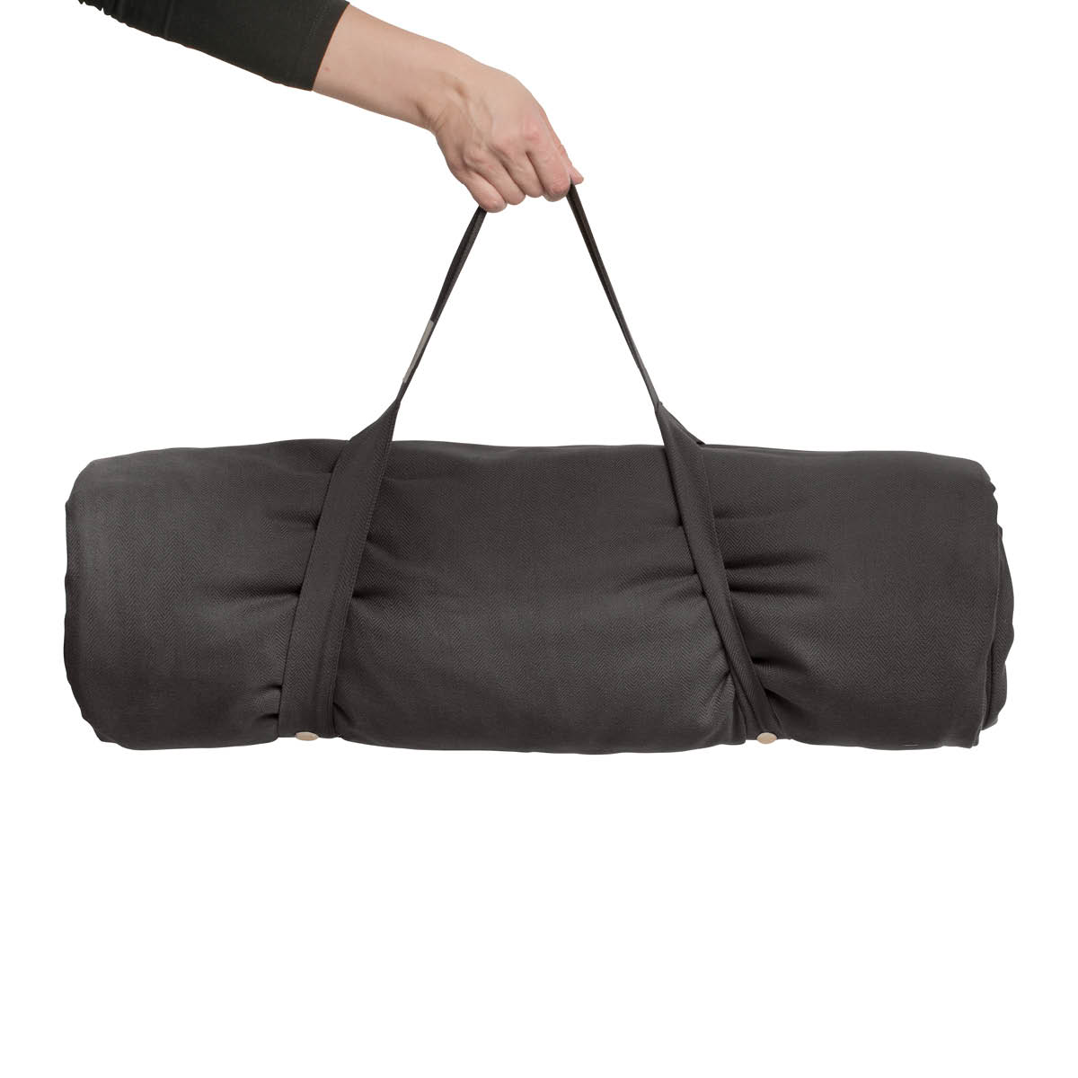 The Organic Company Meditationsmatta To-Go 70x200 cm mörkgrå