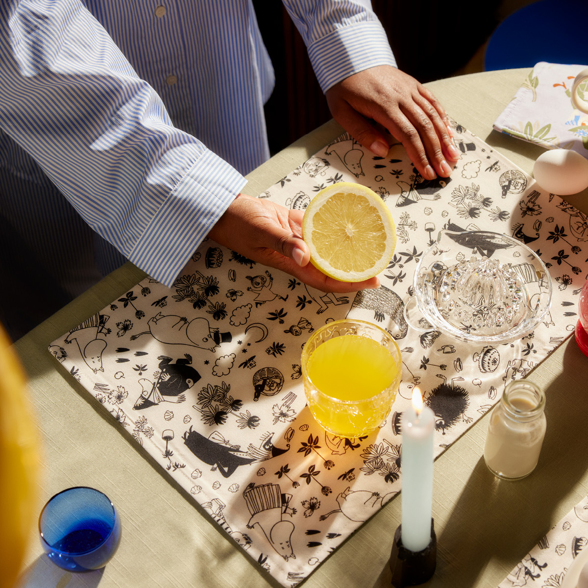 Moomin Arabia Muumi Pöytätabletti 31x46 cm Offwhite