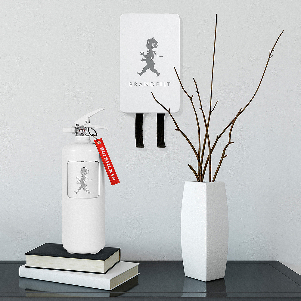 SOLSTICKAN Solstickan Brandfilt 120x120 cm Vit blank