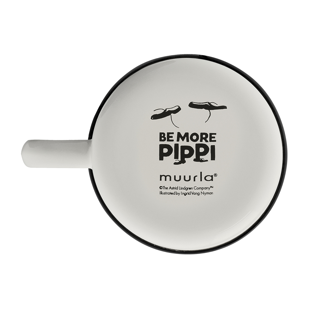 Muurla Be more Pippi Emalimuki 37 cl Beige