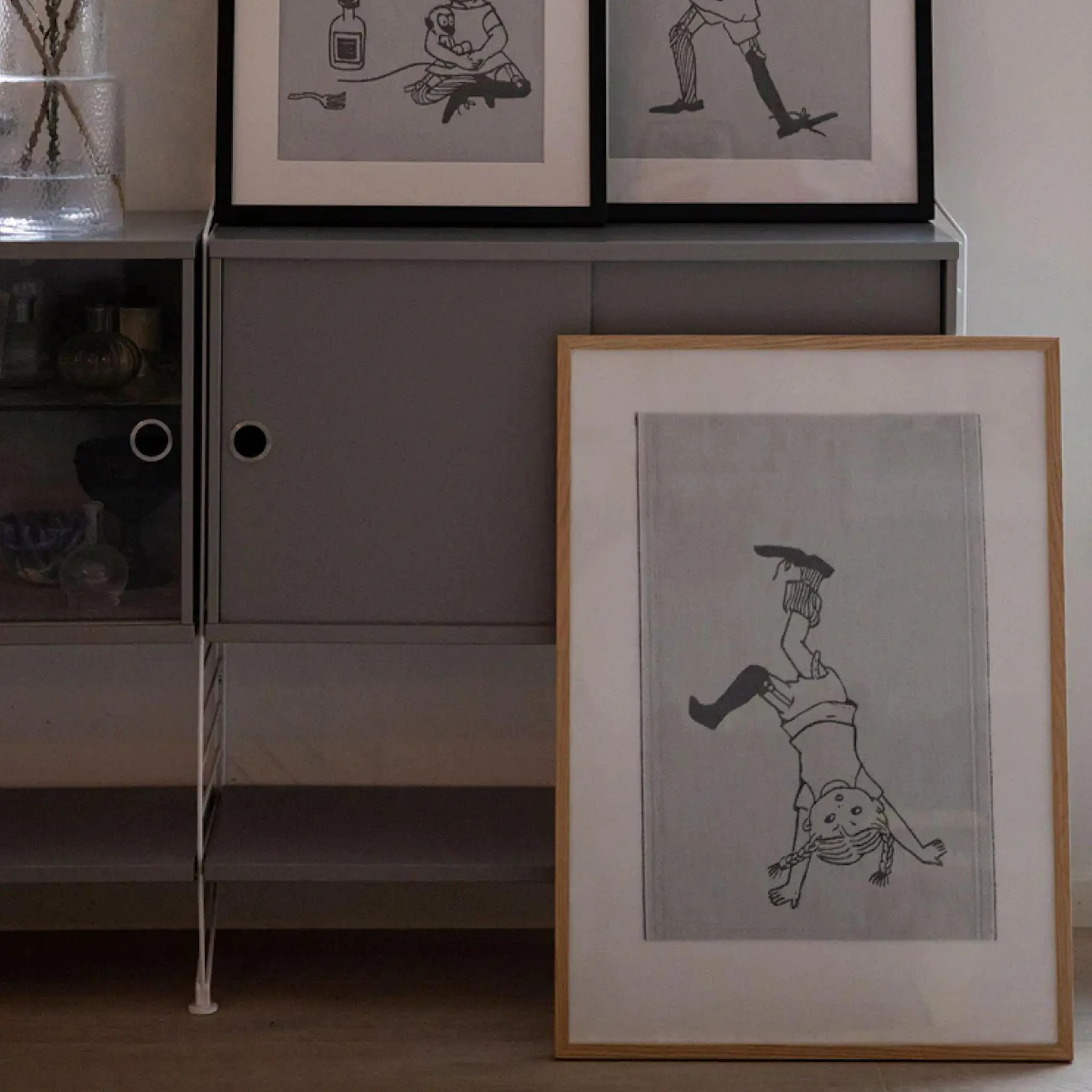 Ekelund Pippi kökshandduk 35x50 cm Hoppsan