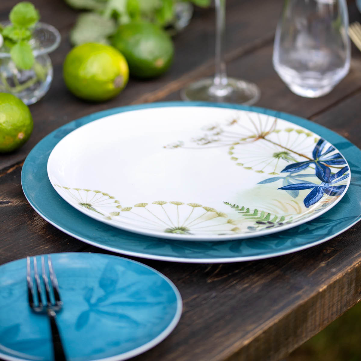 Magnor Florytale Lautanen 17 cm Sininen