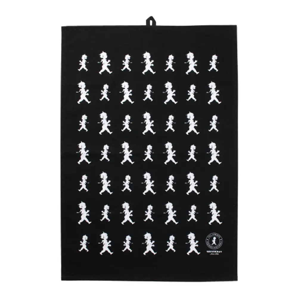 Keittiöpyyhe 50x70 cm Musta/Valkoinen