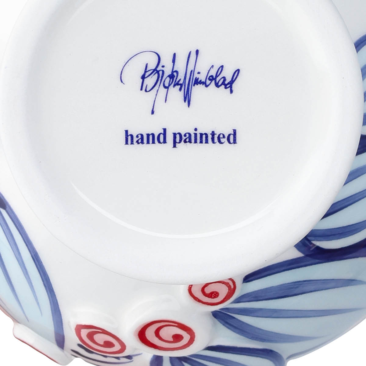 Bjørn Wiinblad Titania vas 25 cm blå