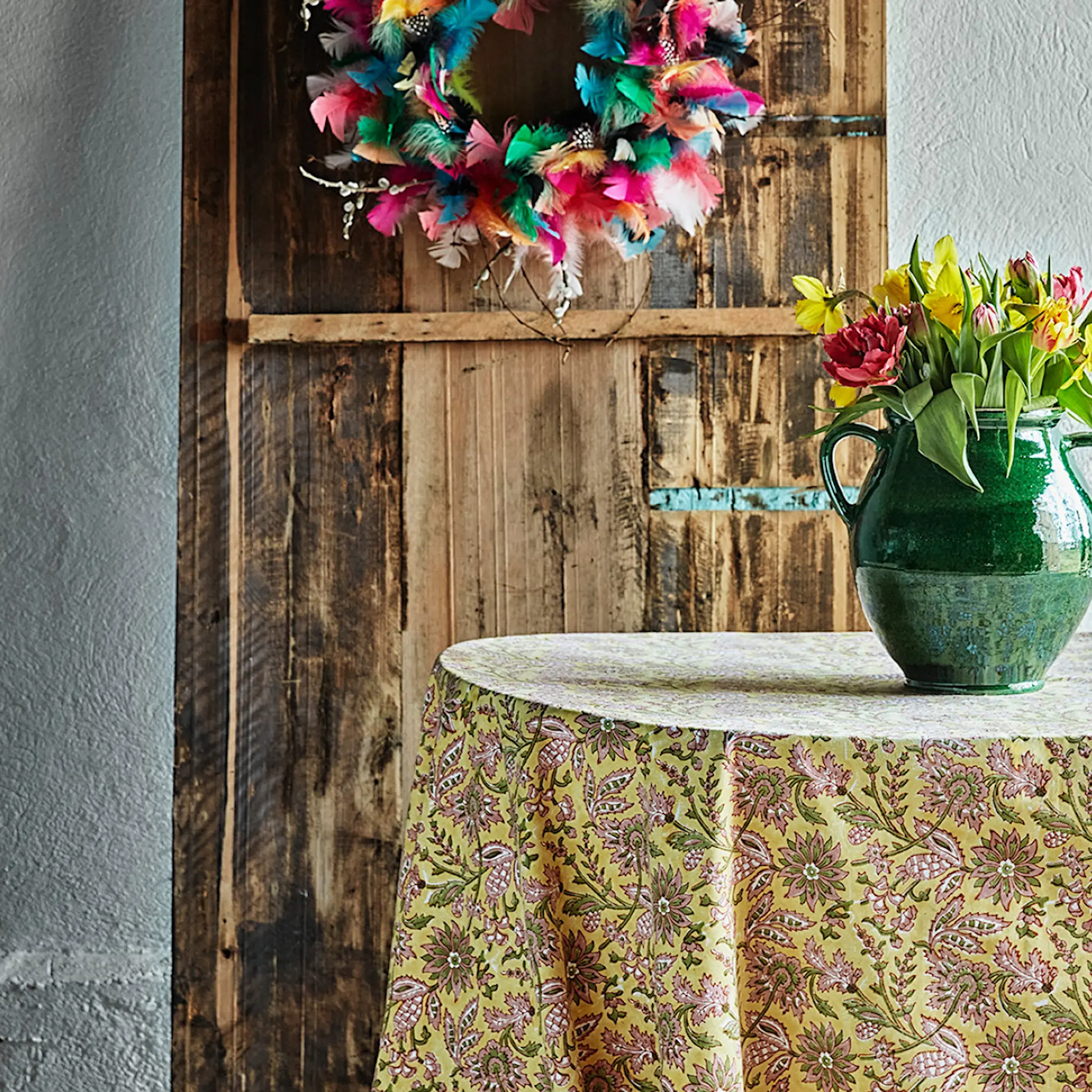 Chamois Indian Summer Pöytäliina Ø220 cm Easter