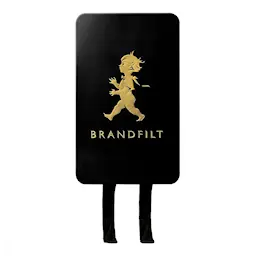 Solstickan Brandfilt 120x120 cm Svart/Guld