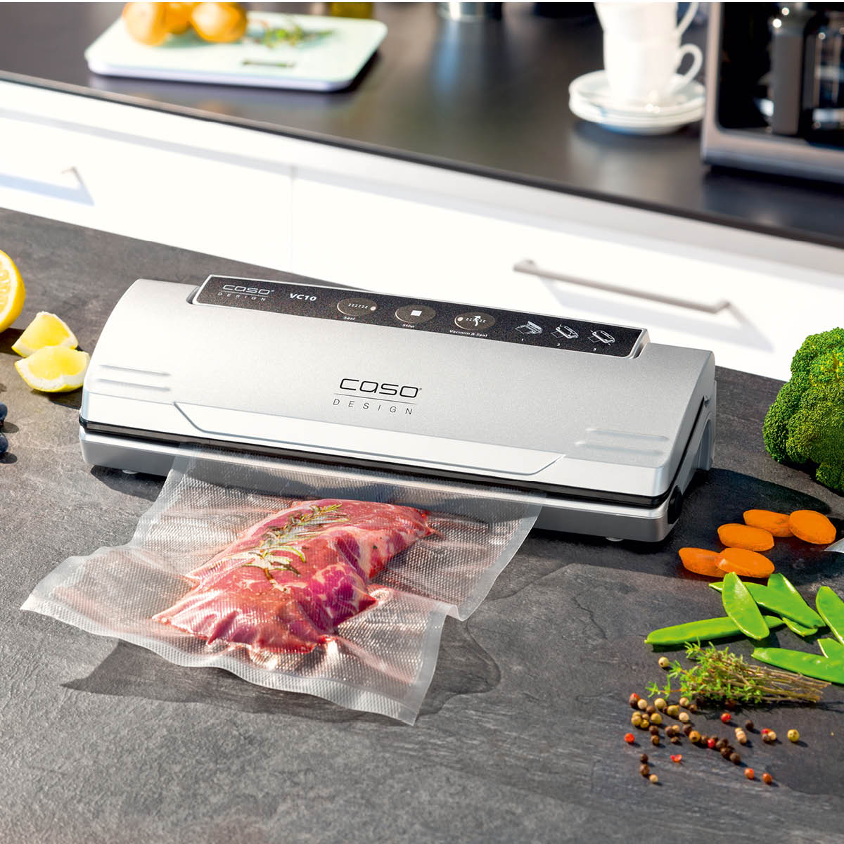 Steba SousVide set med vakuummaskin & tillbehör silver